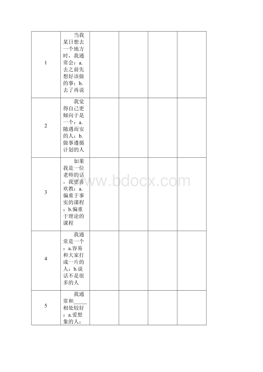 MBTI职业性格测试题1.docx_第2页