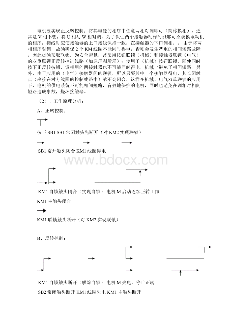 电机双重联锁正反转控制PLC改造设计毕业论文文档格式.docx_第2页