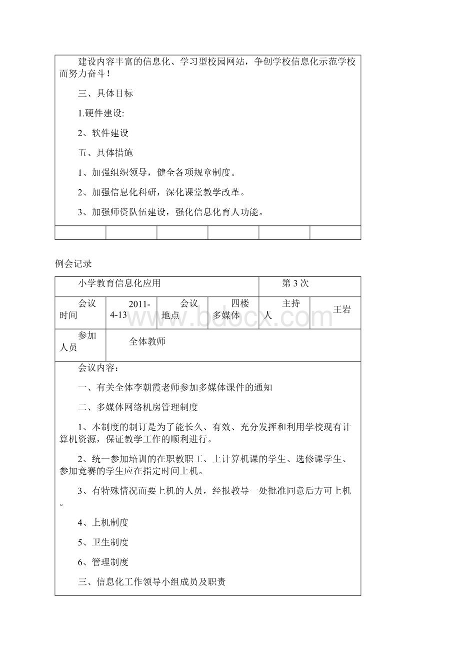 小学教育信息化工作会议记录.docx_第2页