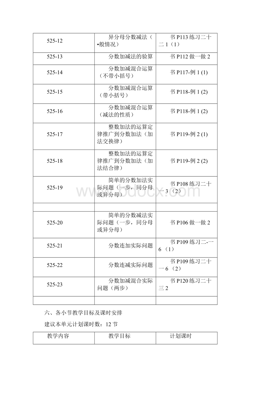 525《分数的加法和减法》单元教学建议doc.docx_第3页