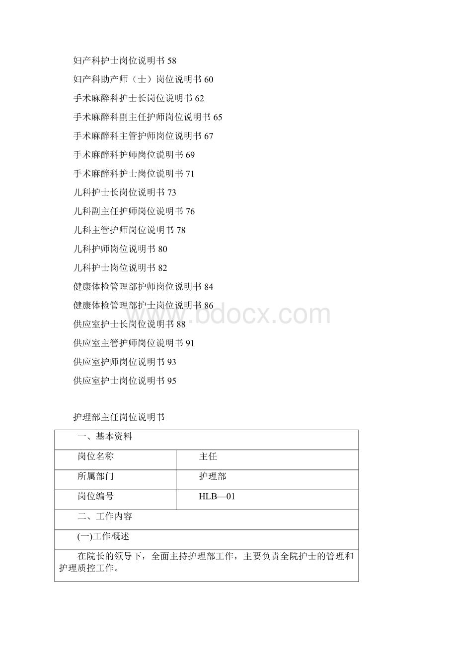 医院岗位说明书全编护理部分.docx_第2页