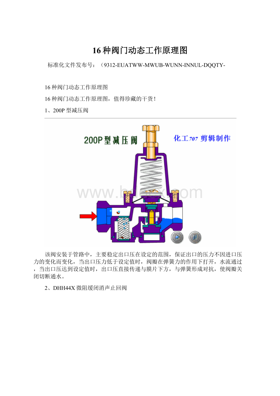 16种阀门动态工作原理图.docx