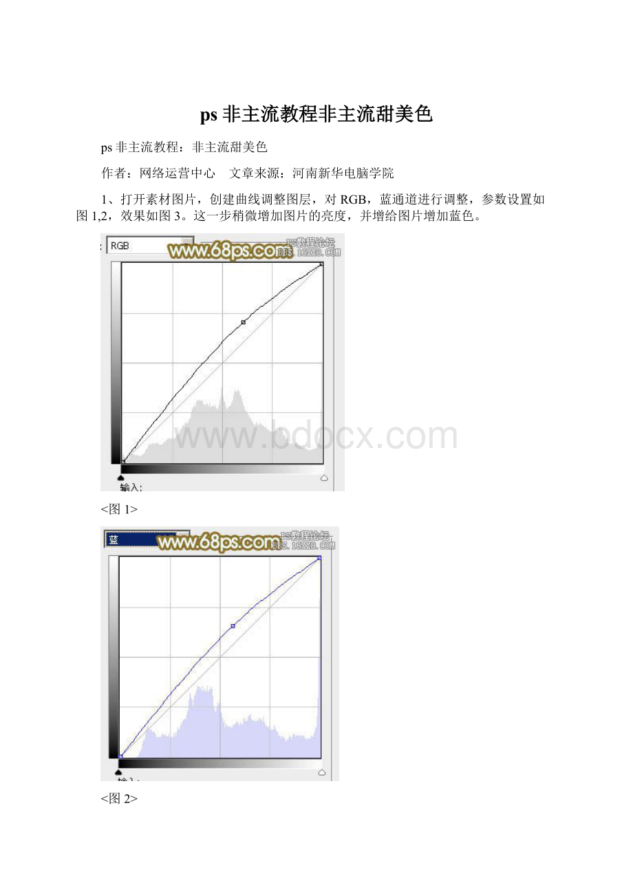 ps非主流教程非主流甜美色.docx_第1页