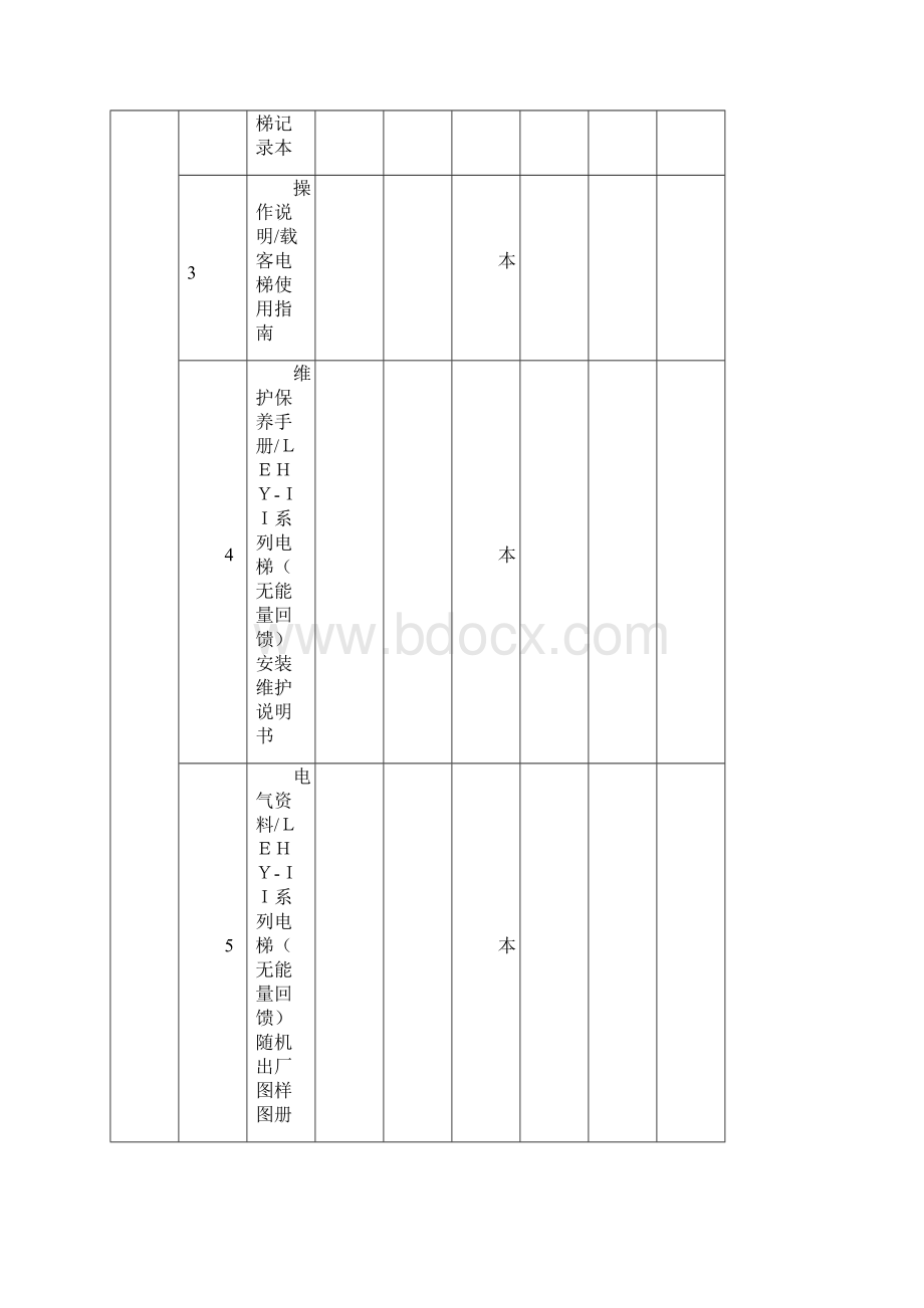 电梯竣工资料移交清单Word格式文档下载.docx_第2页