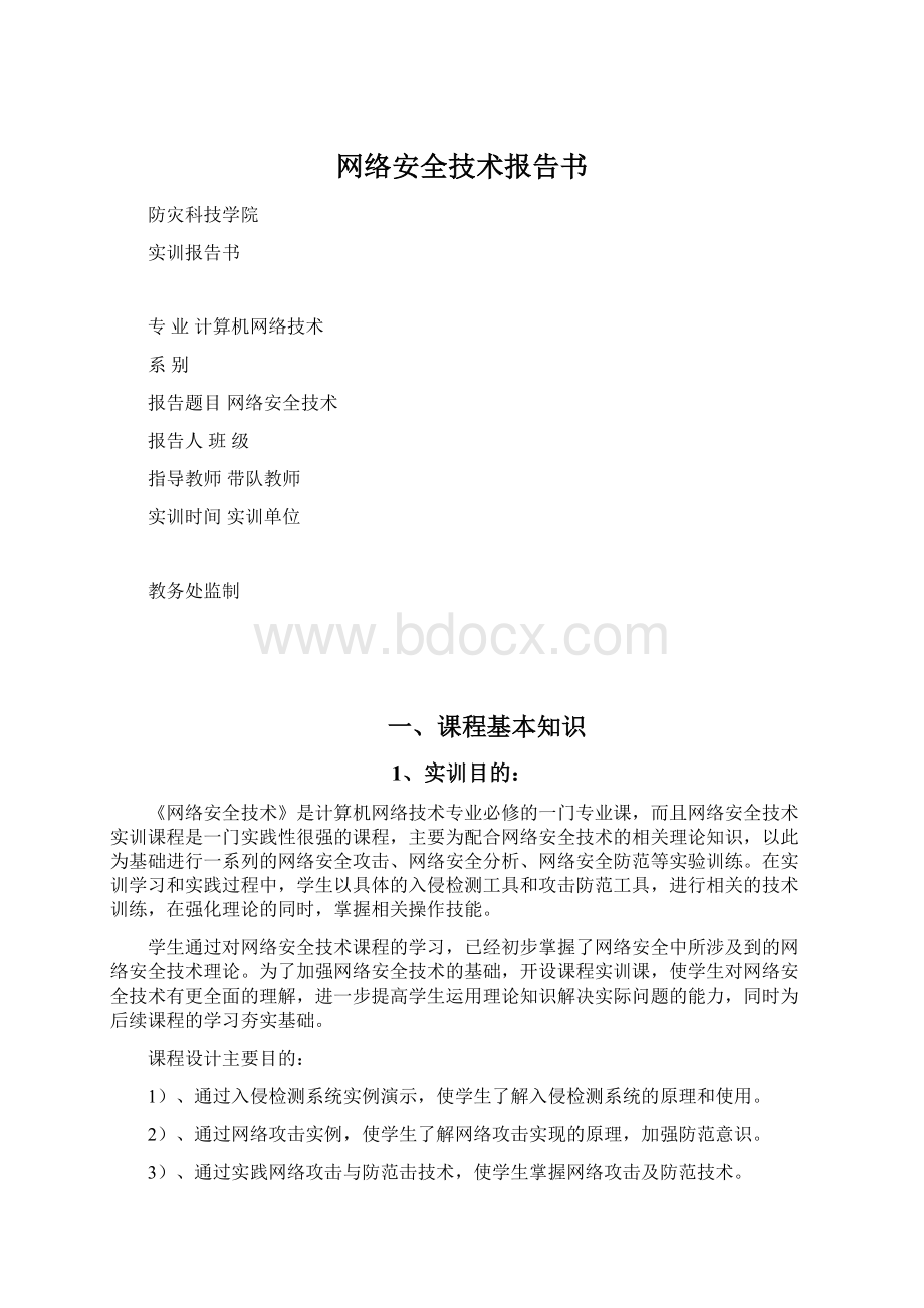 网络安全技术报告书.docx