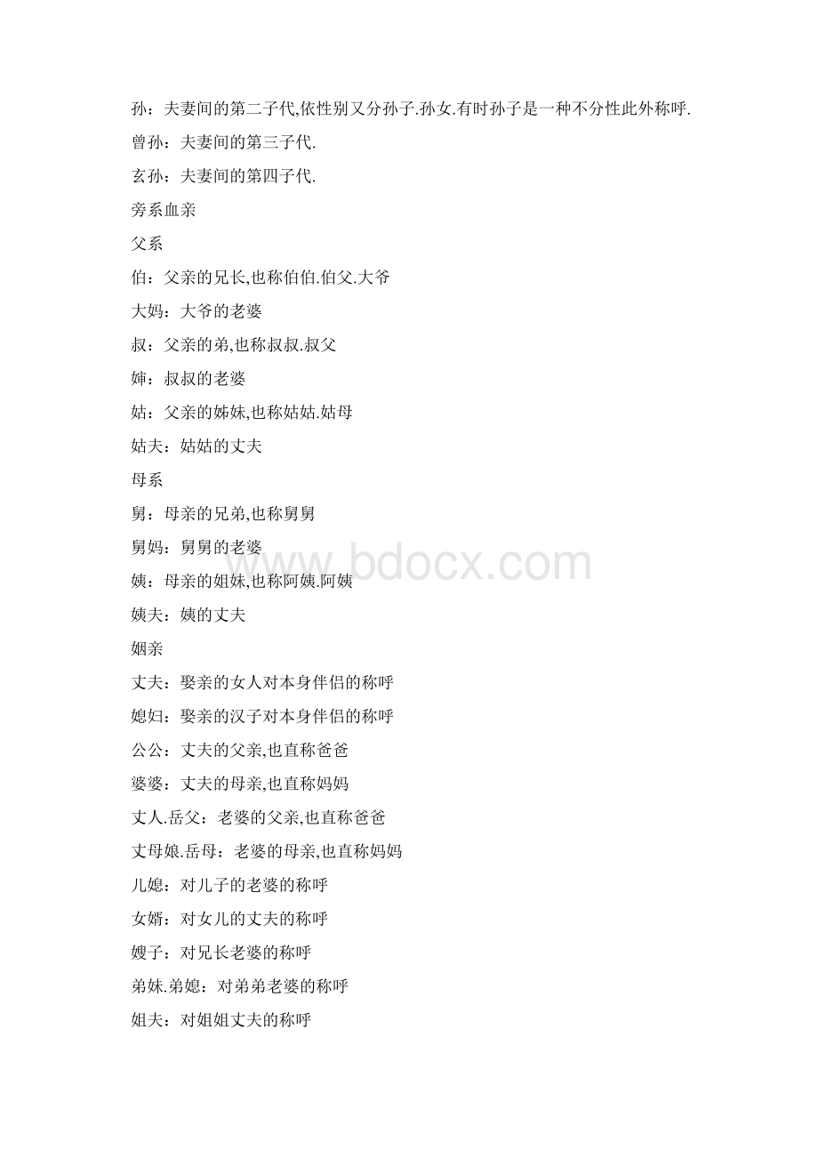 中国亲戚称呼大全图解Word格式.docx_第2页