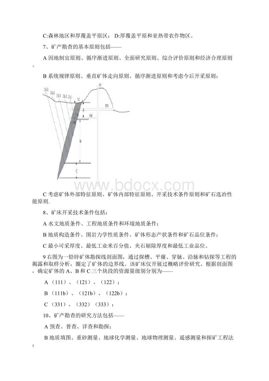 矿产勘查学总复习及考试题55页.docx_第2页