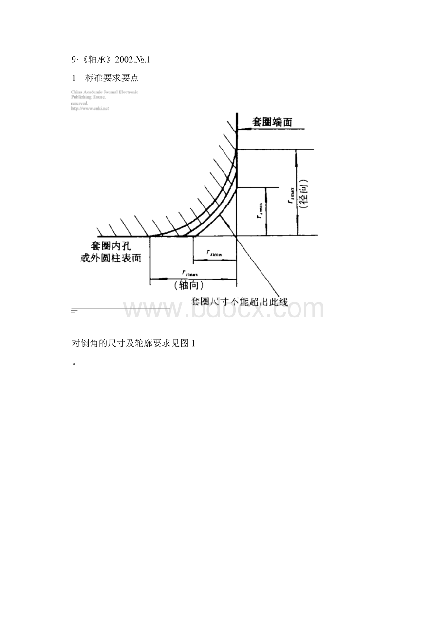 滚动轴承内径和外径倒角尺寸及形状的设计宋如英Word格式文档下载.docx_第3页