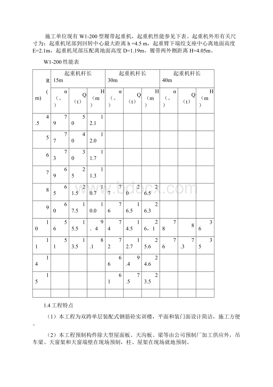 某单层工业厂房施工组织设计范文Word文档下载推荐.docx_第2页