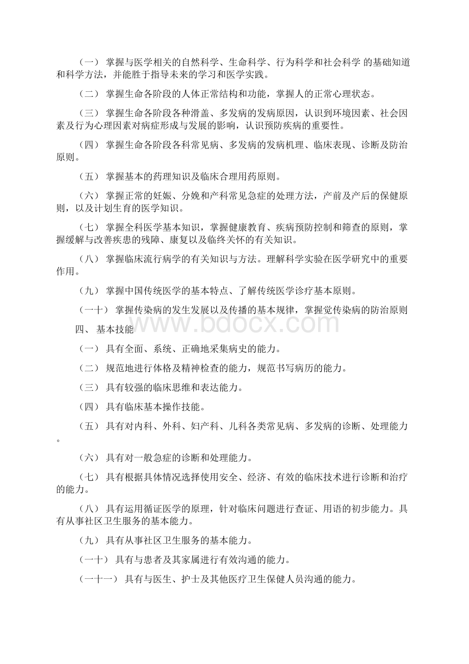 备考执业医师资格之临床执业医师考试大纲.docx_第2页