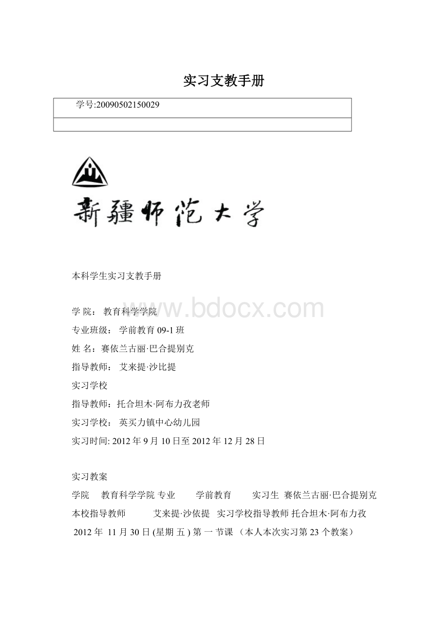 实习支教手册.docx