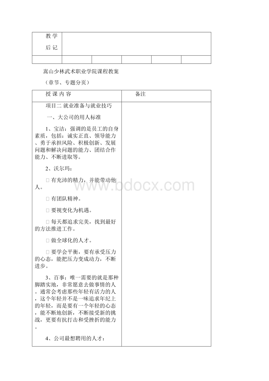 项目二就业准备和择业技巧.docx_第2页