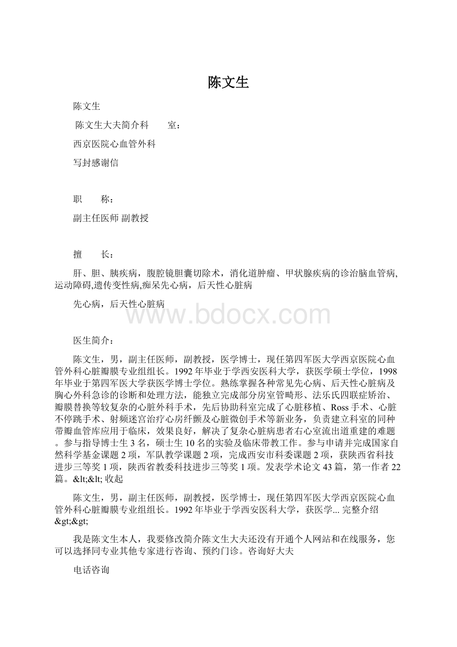 陈文生文档格式.docx