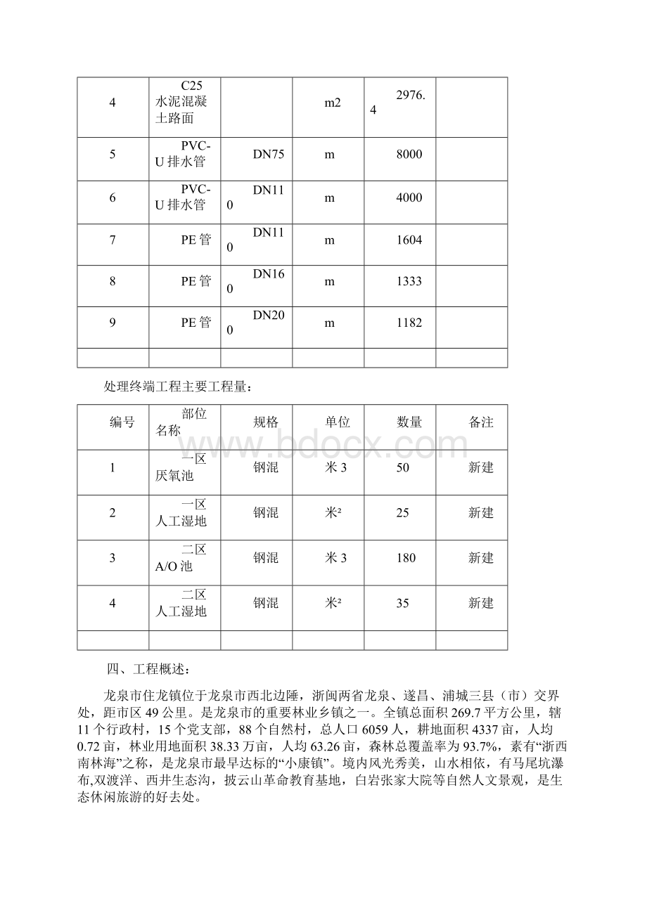 农村污水治理工程施工组织设计 1Word文档格式.docx_第3页