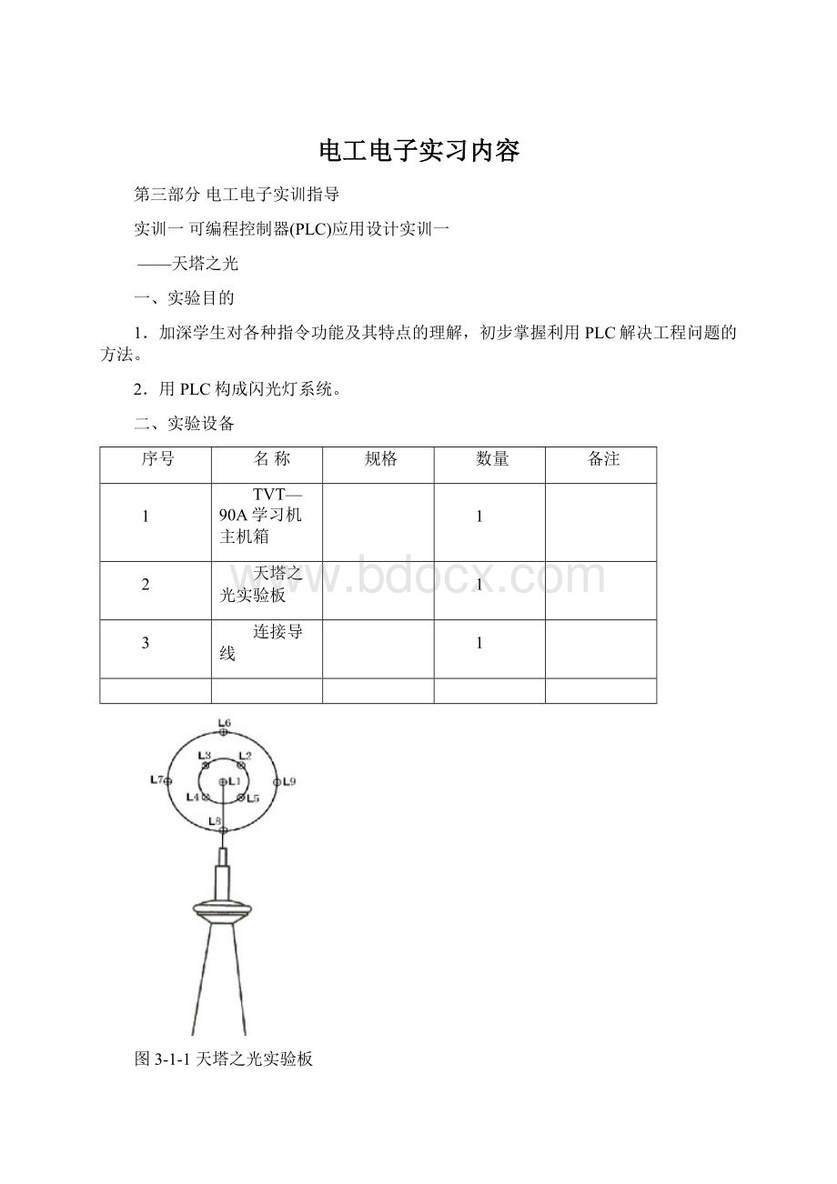 电工电子实习内容Word文档下载推荐.docx