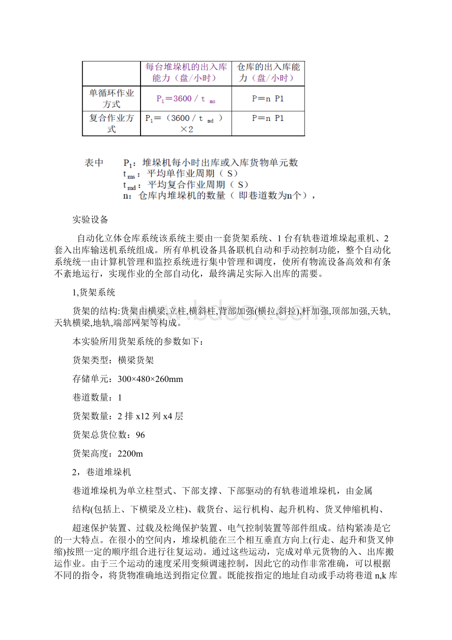 自动化仓库运行模式实验.docx_第3页