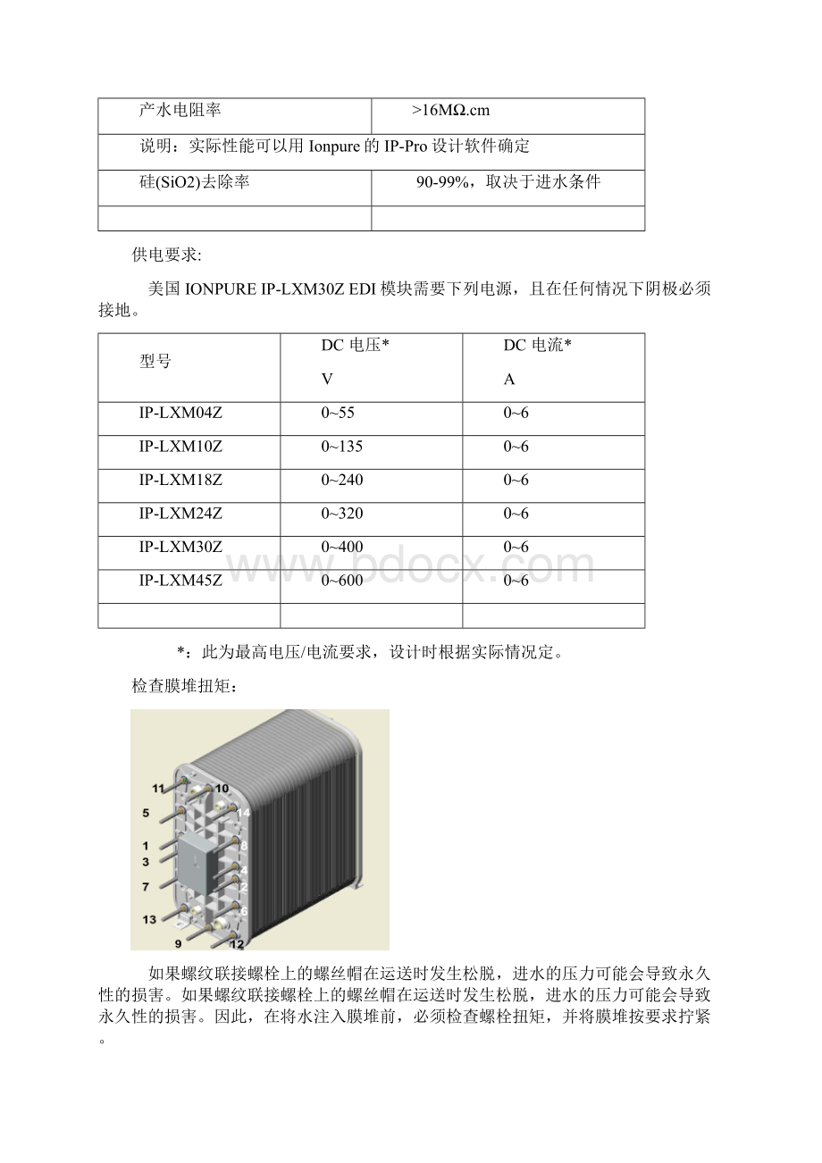 美国IONPURE EDI模块IPLXM30ZWord格式.docx_第3页