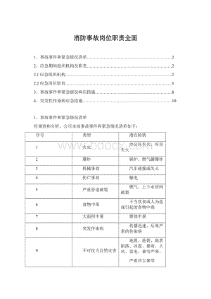 消防事故岗位职责全面.docx