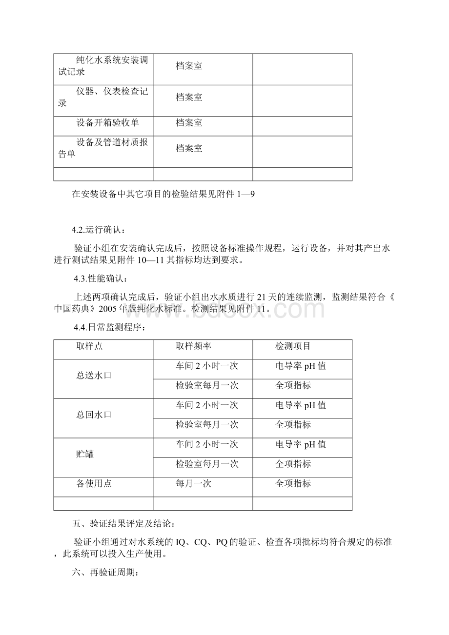 纯化水系统验证报告.docx_第2页