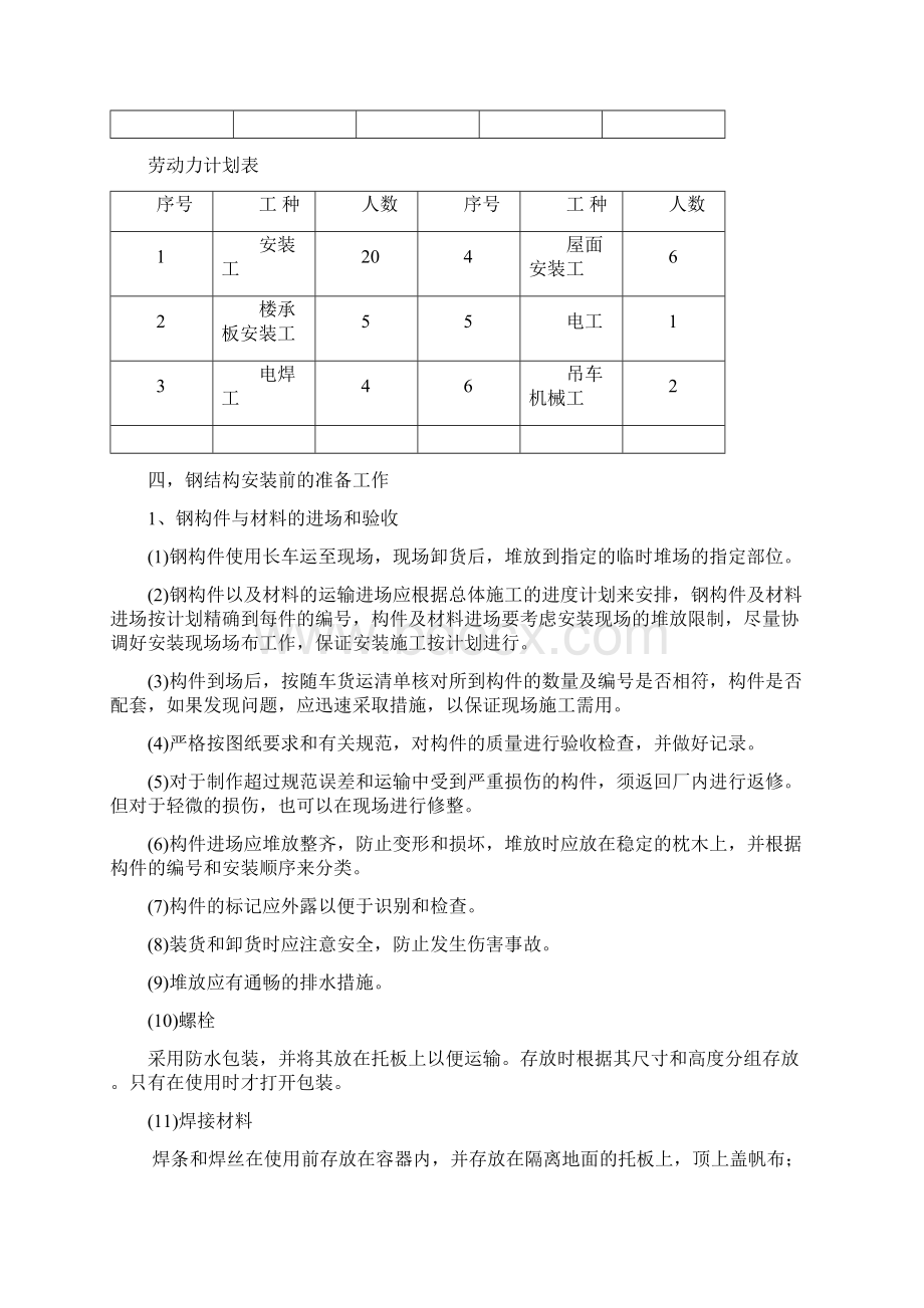 钢结构框架吊装方案十分详细Word格式.docx_第3页