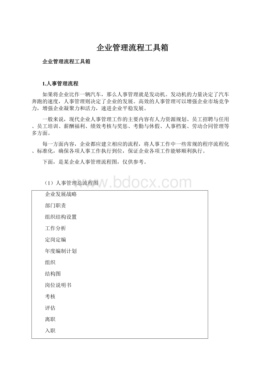 企业管理流程工具箱.docx_第1页