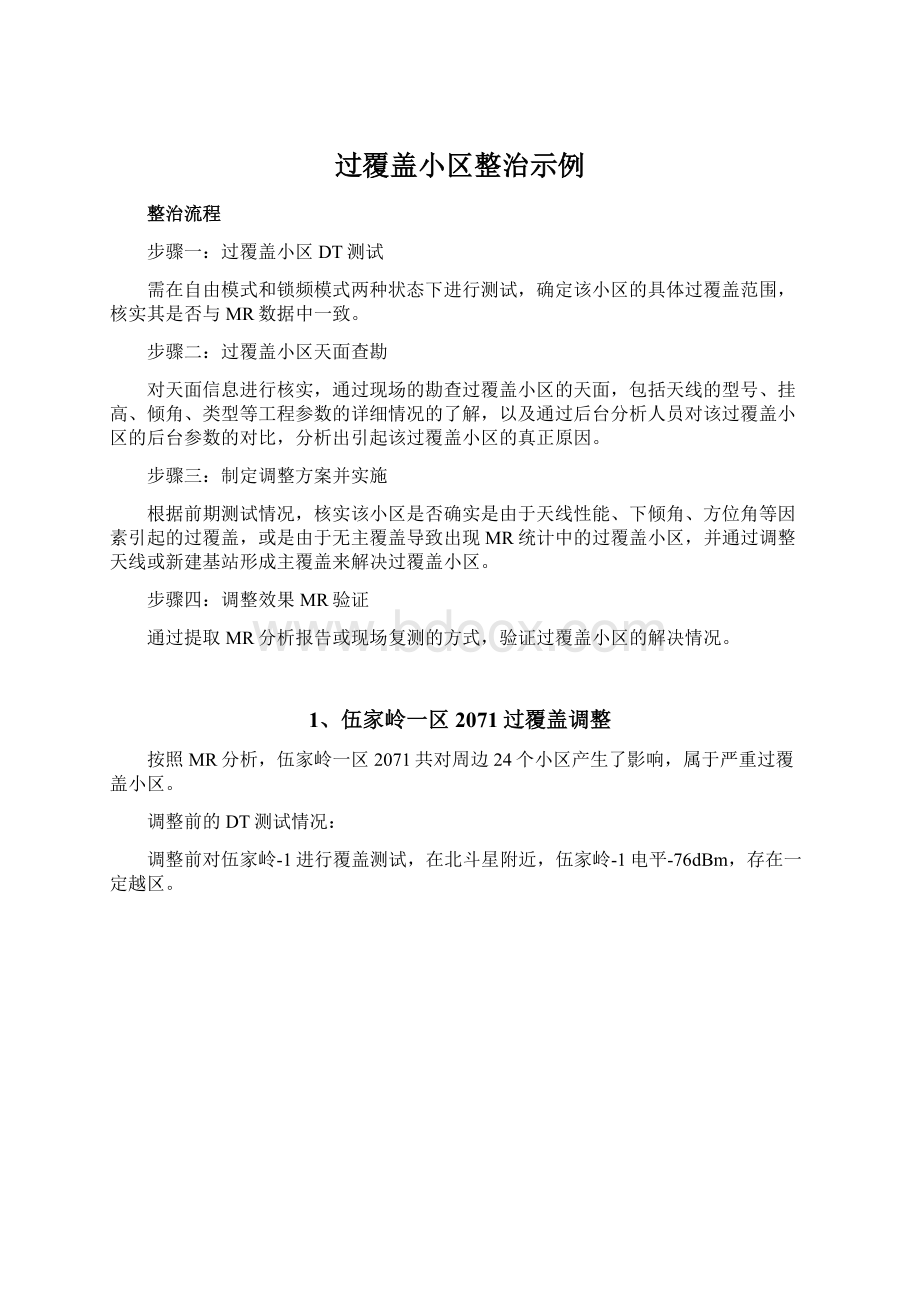 过覆盖小区整治示例Word下载.docx