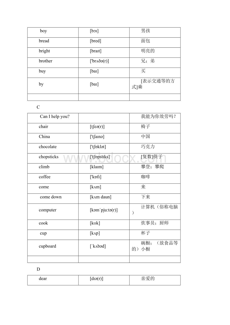 苏教版译林牛津小学英语4B单词表.docx_第2页