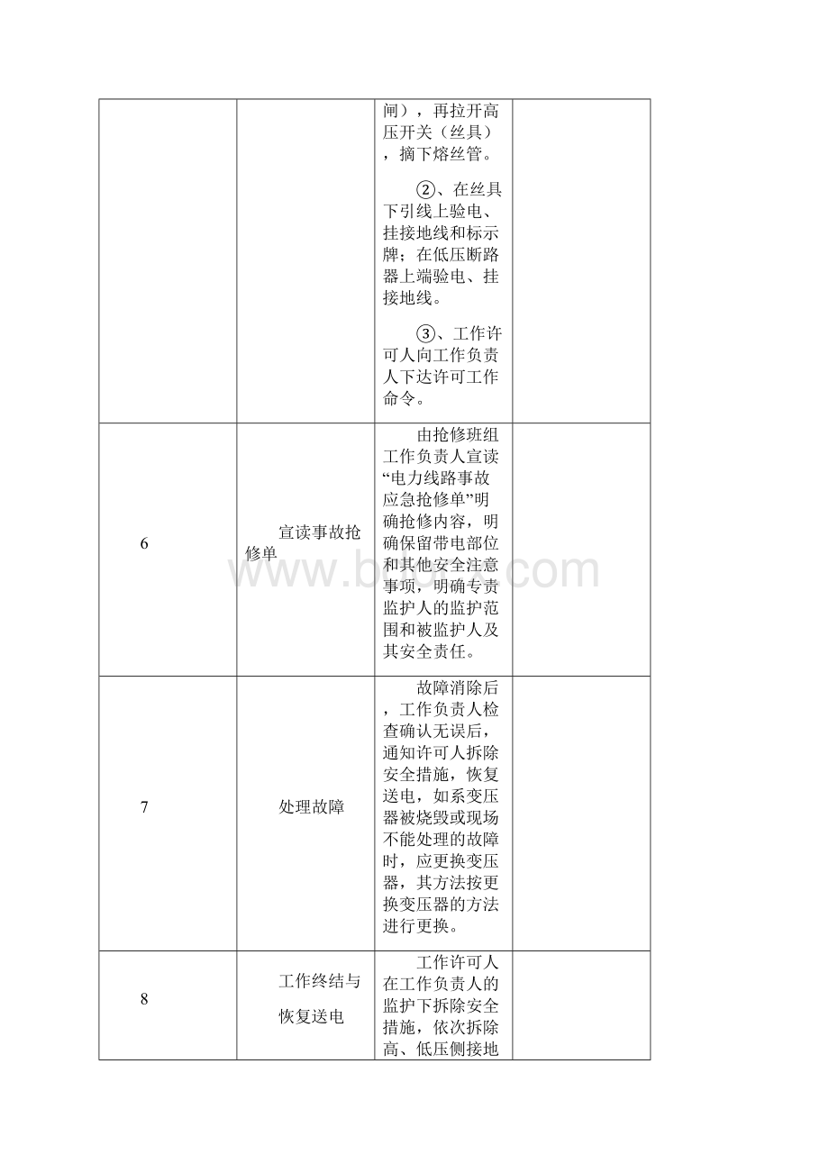 配电变压器故障抢修标准作业流程.docx_第3页