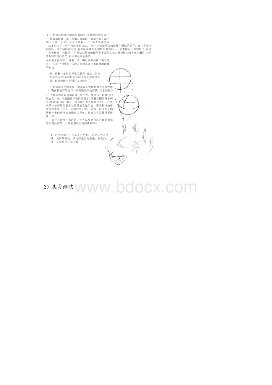 动漫人物画法图+文之欧阳化创编.docx_第2页