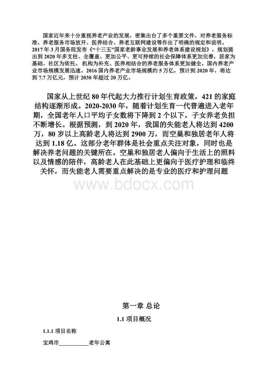 民办养老院养老机构可行性研究报告V完整.docx_第3页