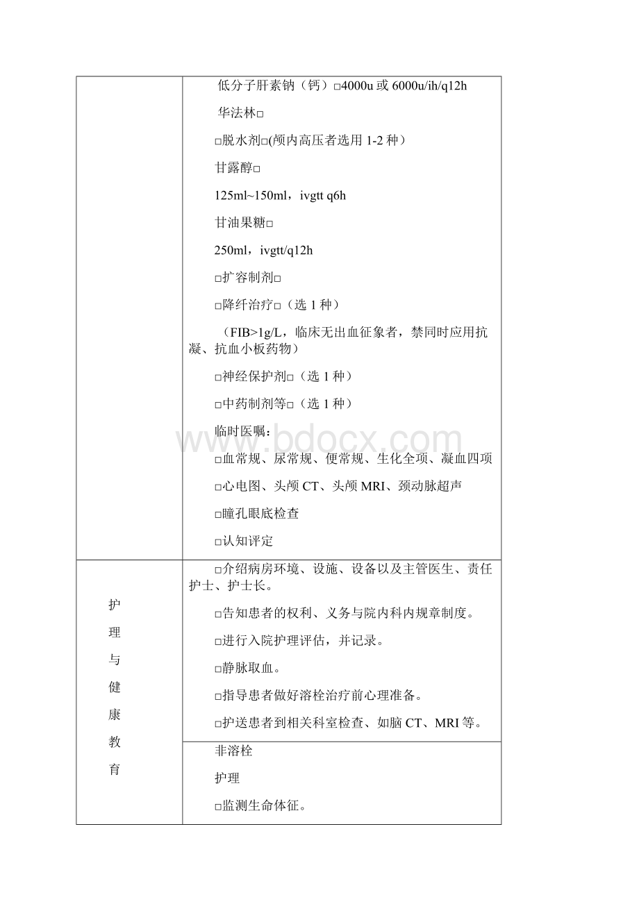 急性脑梗塞临床路径word版本Word下载.docx_第3页