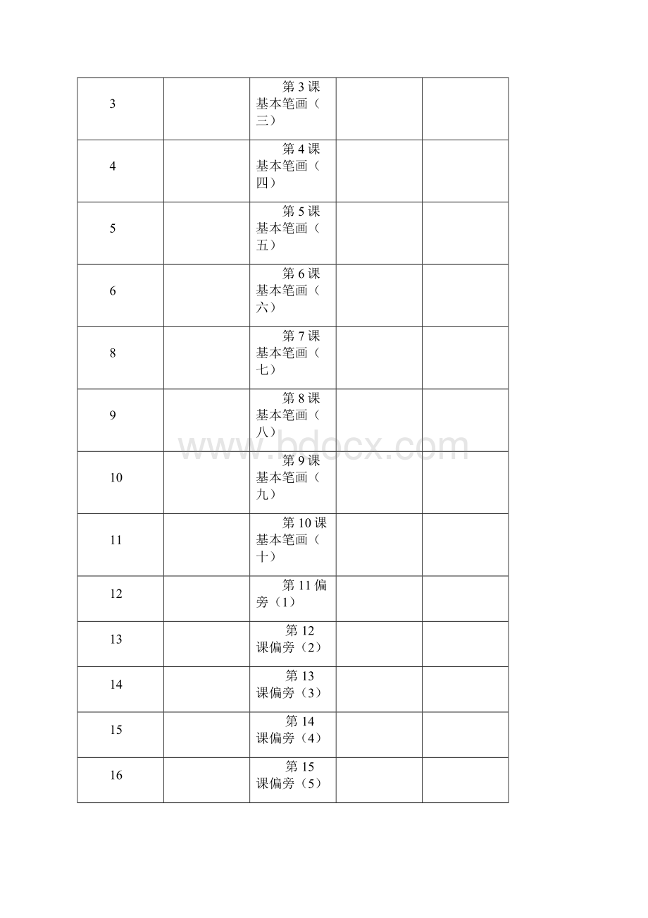 年二年级写字上册教案完整通过版Word文件下载.docx_第2页