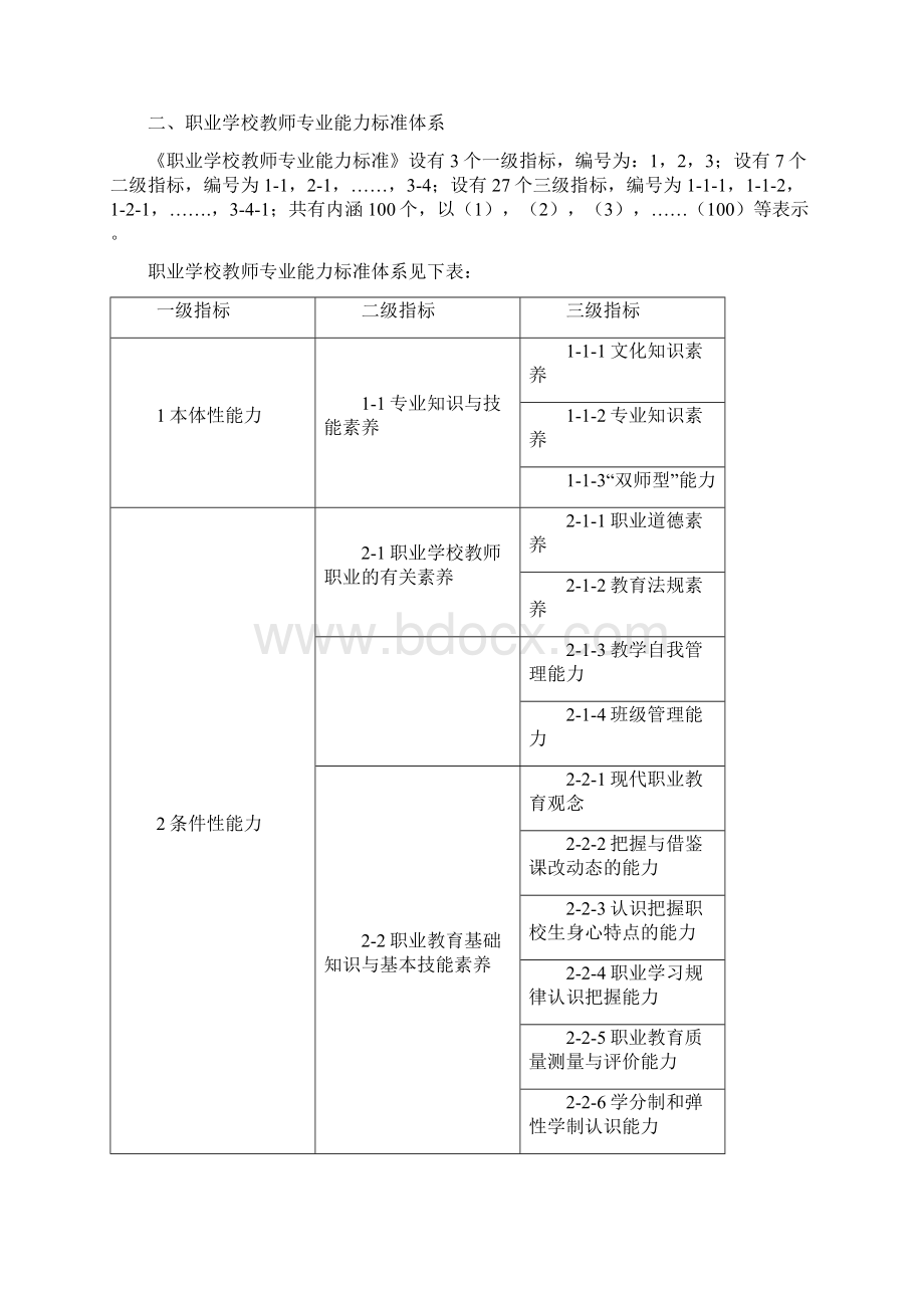 职业学院教师专业能力标准.docx_第2页