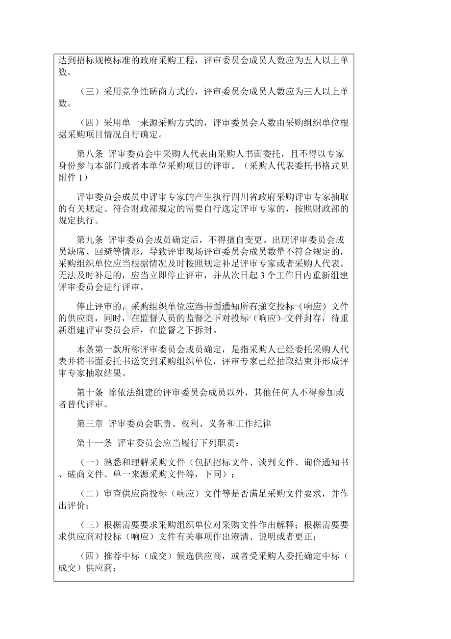 四川省政府采购评审工作规程.docx_第2页