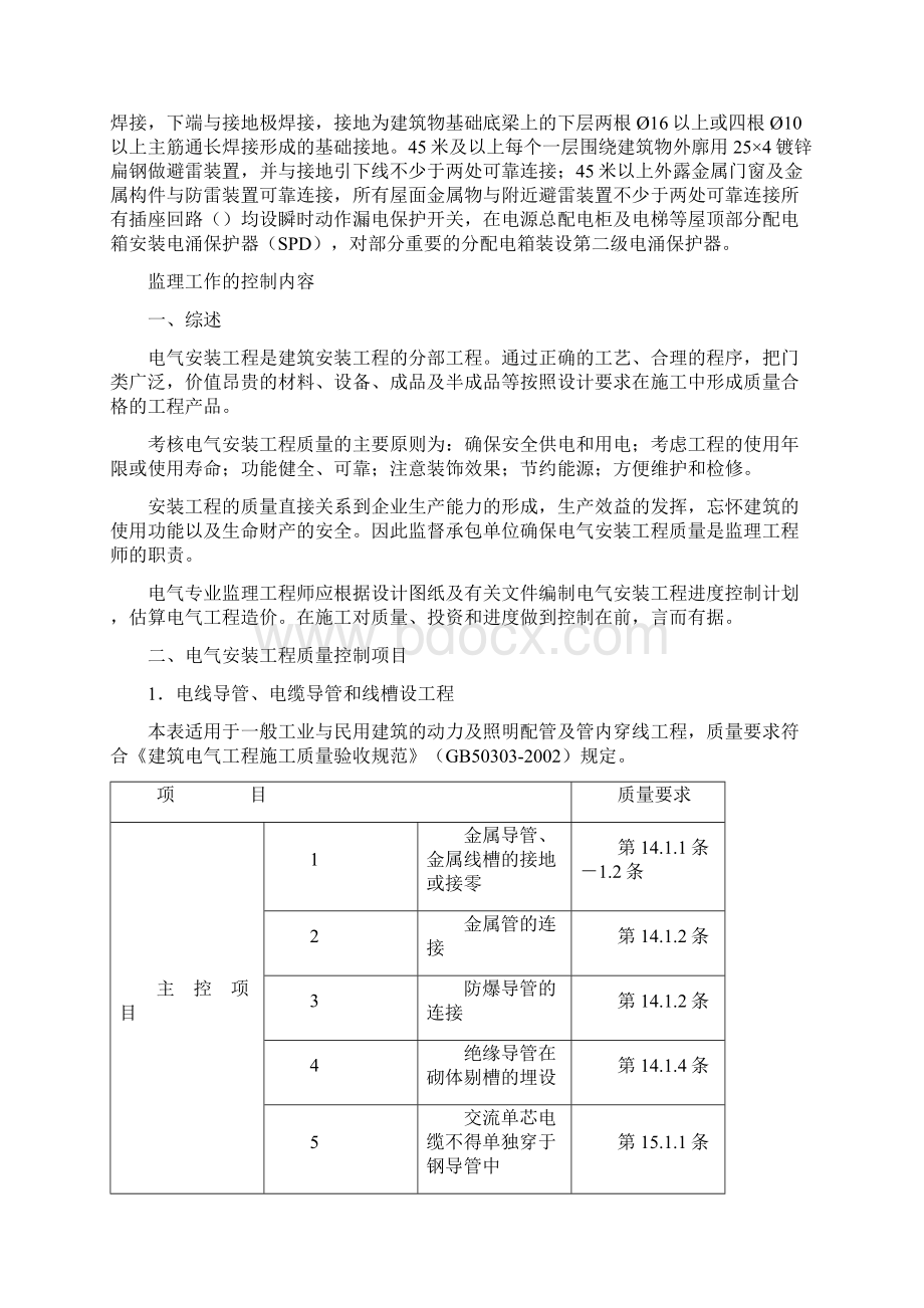 建筑电气工程监理管理细则样本.docx_第3页