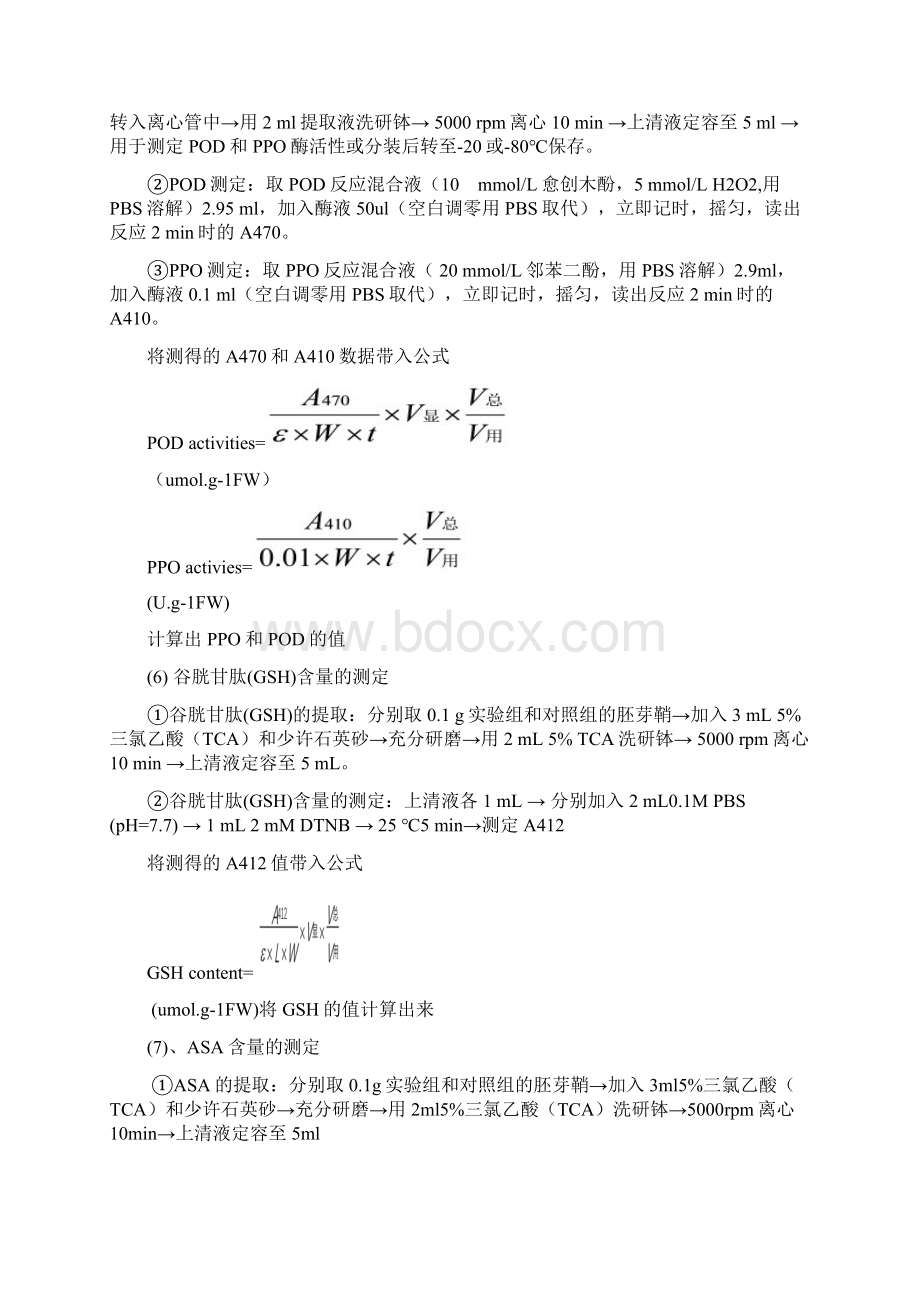 干旱胁迫对小麦幼苗生理生化指标的影响Word格式.docx_第3页