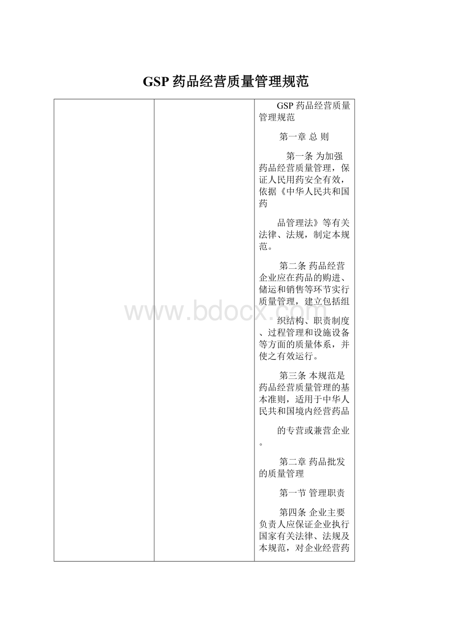 GSP药品经营质量管理规范.docx_第1页