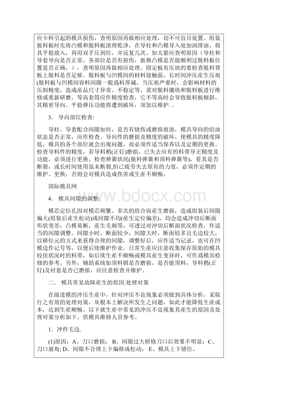 五金模具维修经验.docx_第2页