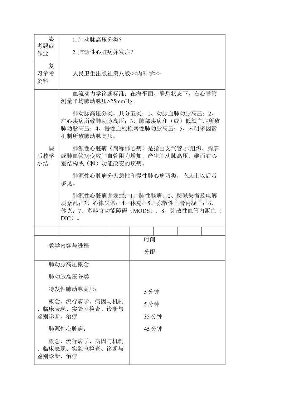 肺动脉高压与肺源性心脏病备课教案及课程软件Word文档下载推荐.docx_第3页