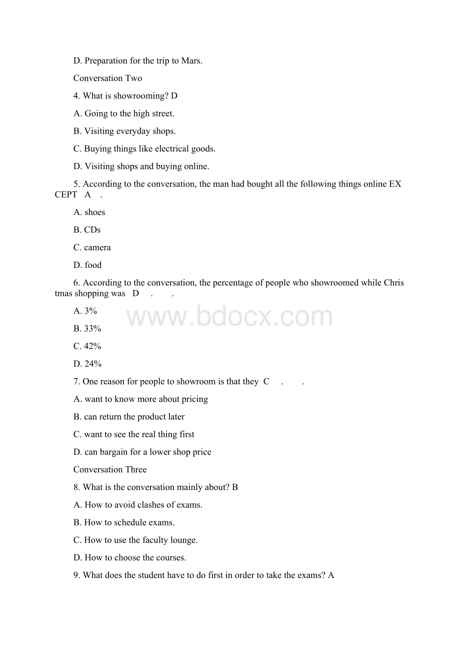 星火英语版英语专四答案.docx_第2页