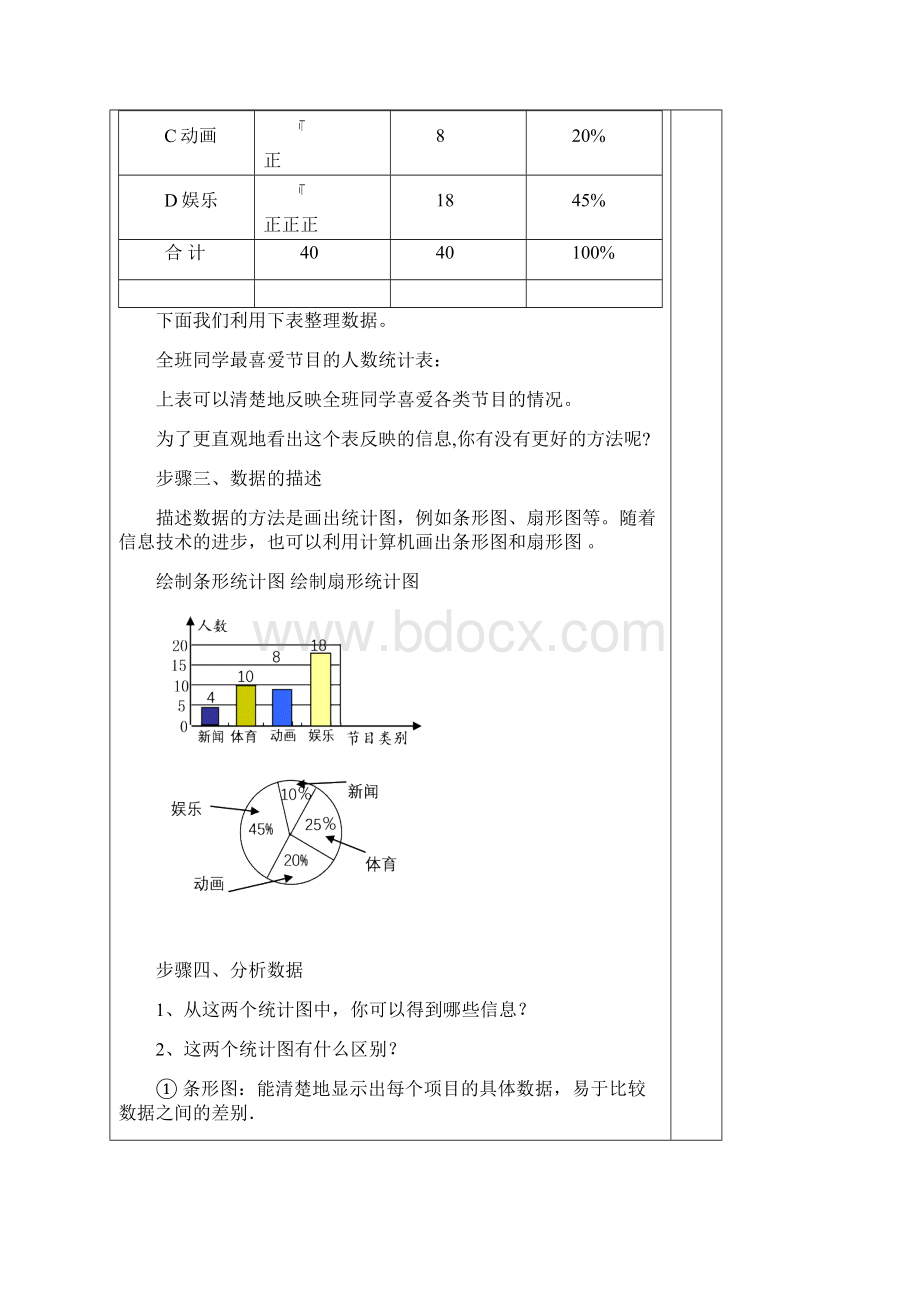 人教版七年级下册数学第10章统计教案表格版Word文件下载.docx_第3页