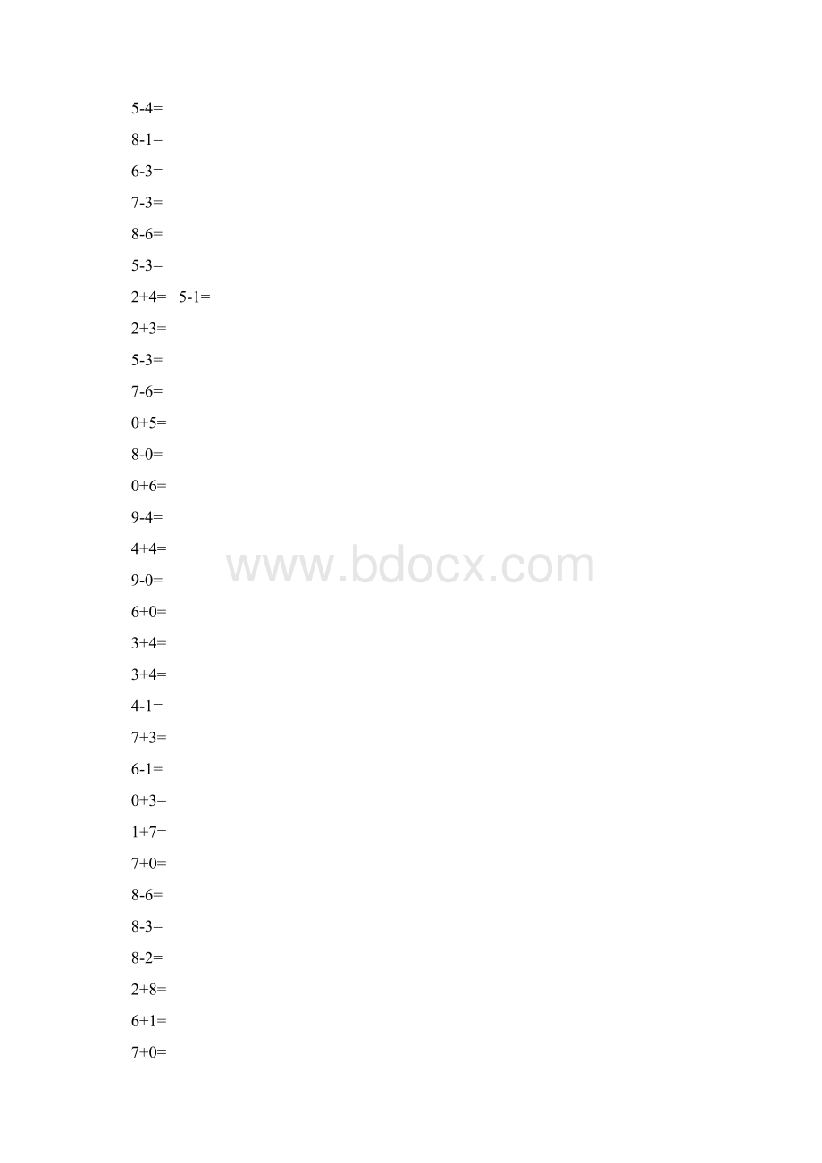 10以内加减法100题多份试题.docx_第2页