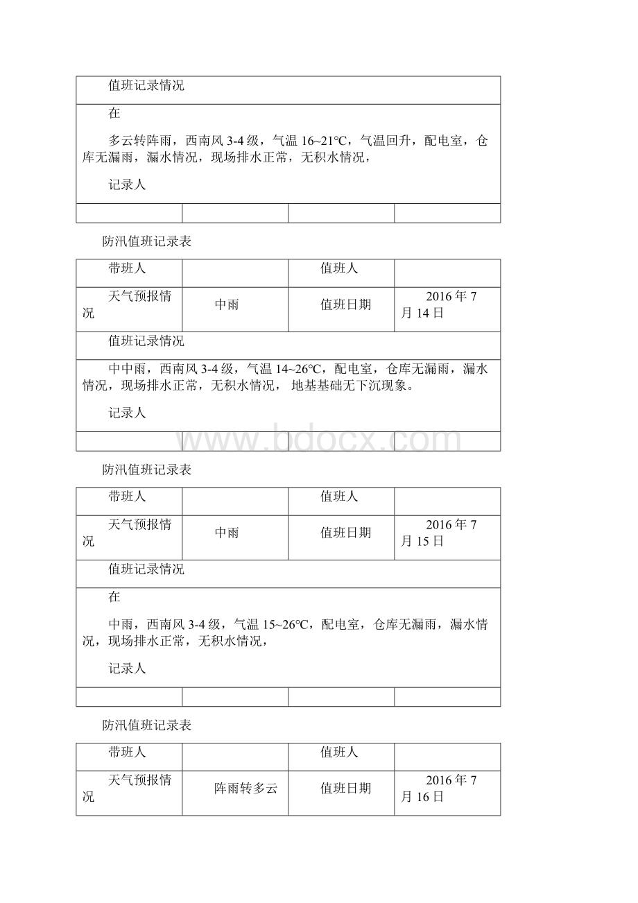 防汛值班记录表.docx_第2页