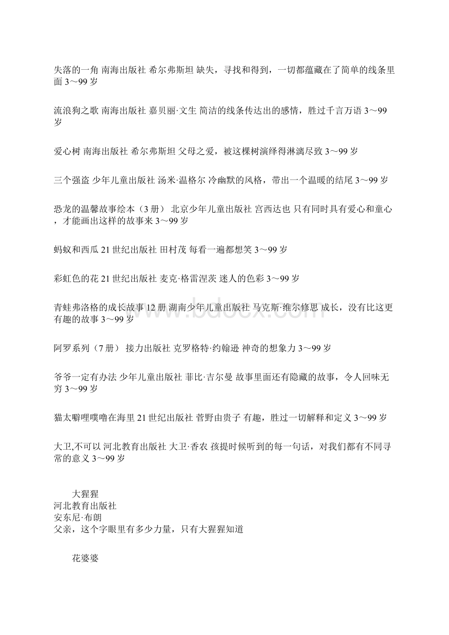 114岁推荐书目转贴我觉得这个书单比较好比较全.docx_第2页