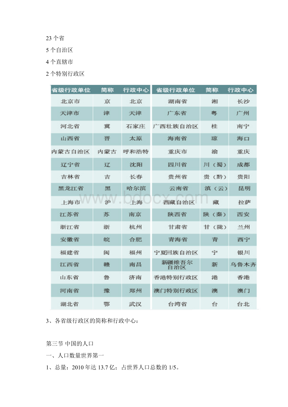 八年级上册地理知识点总结湘教版Word文档格式.docx_第3页