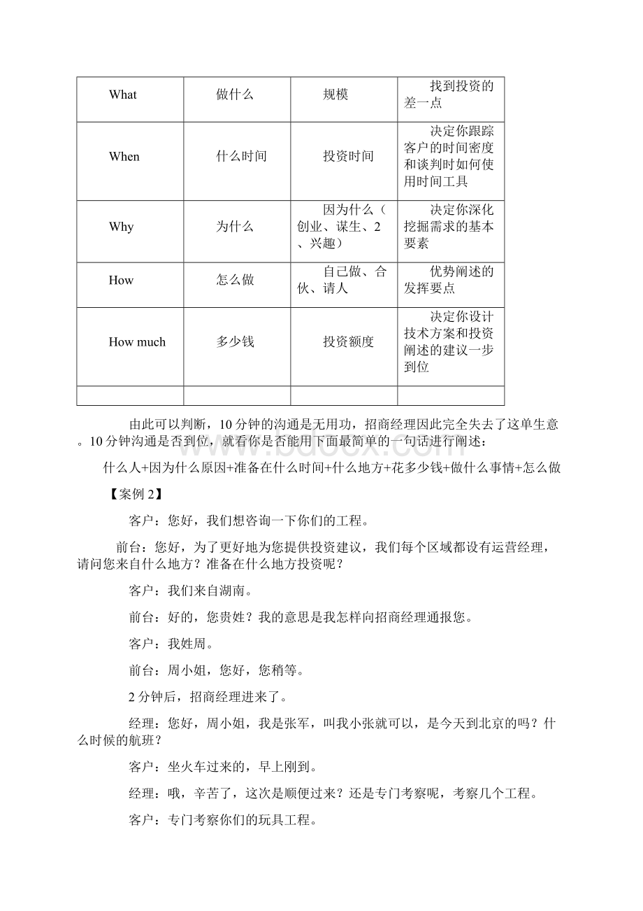 招商加盟谈判技巧及话术Word格式文档下载.docx_第3页