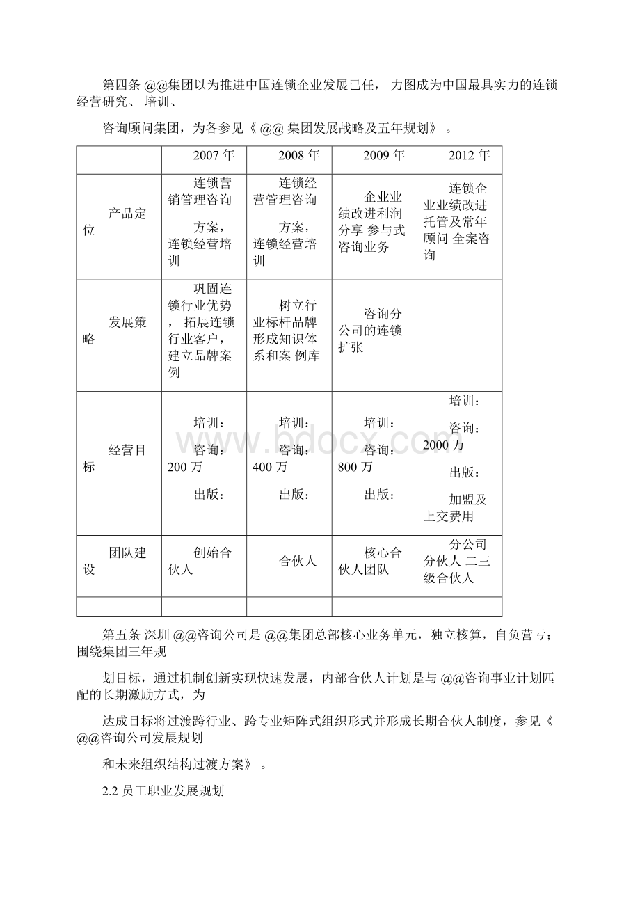 内部合伙人制度参考与股权激励方案.docx_第3页