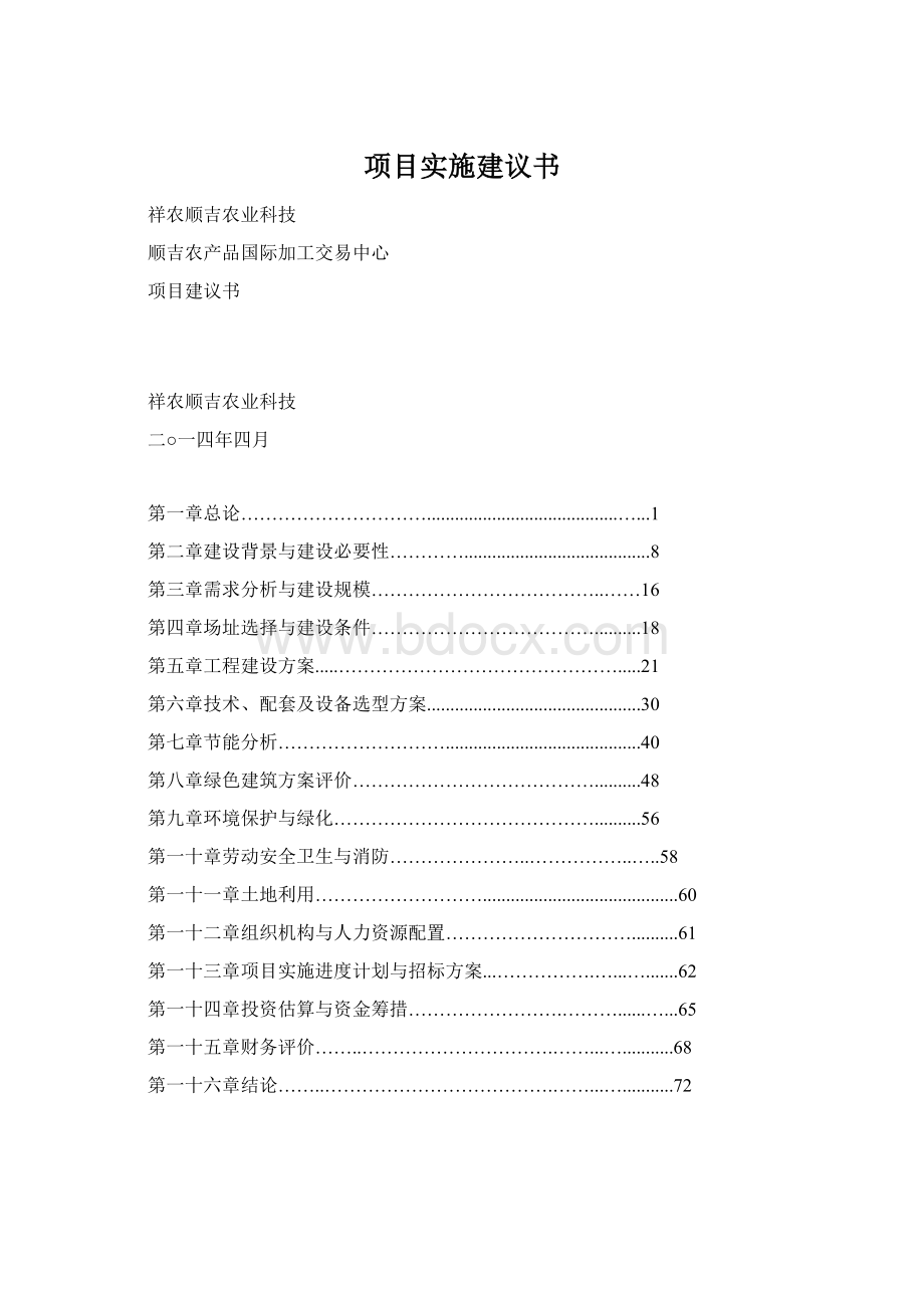 项目实施建议书文档格式.docx_第1页