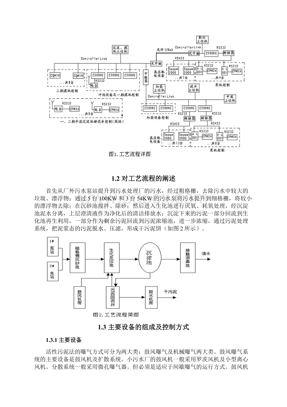 基于PLC的污水处理厂系统设计毕业设计.docx_第2页