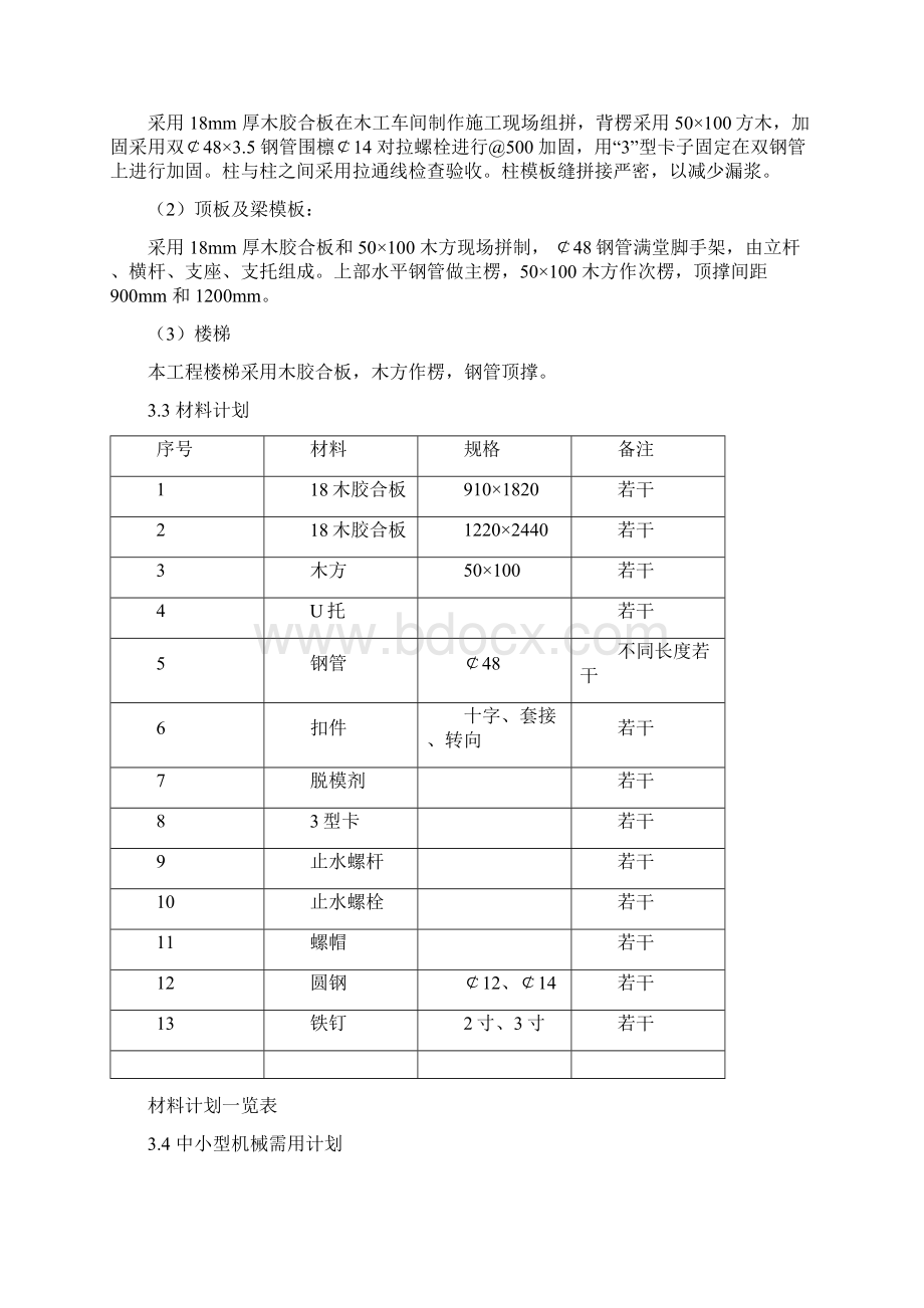 模板施工方案Word文档格式.docx_第3页